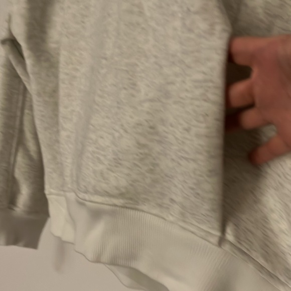 NWOT Athleta | Cozy Karma Hoodie Sweatshirt | Fog Gray Heather | Size S - Picture 5 of 12